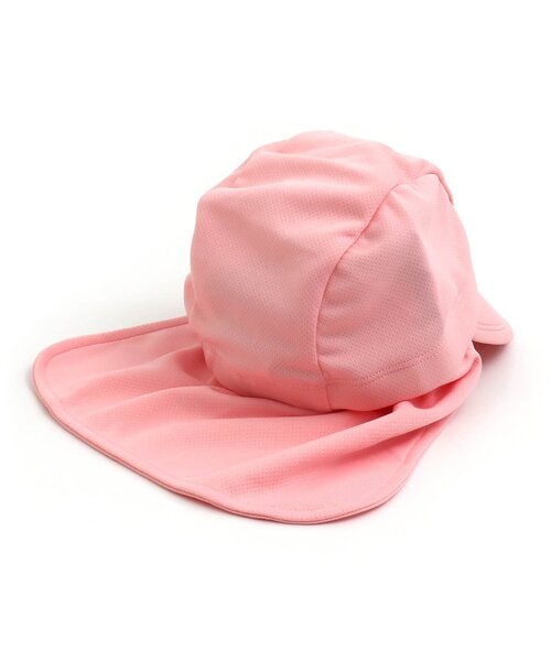 Ampersand（アンパサンド）の「日よけ付きスイムキャップ_UVカット（水着・キッズ・サックスブルー/ピンク/ラベンダー/ブルー/ベージュ/ブラック・50/56）」の8枚目の写真