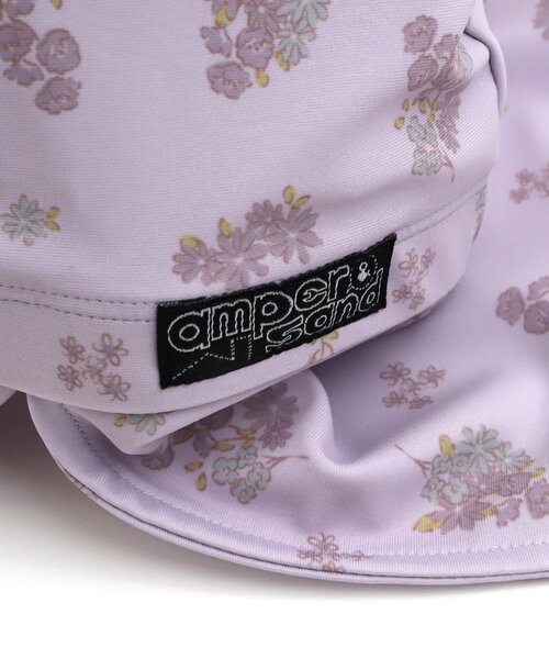 Ampersand（アンパサンド）の「日よけ付きスイムキャップ_UVカット（水着・キッズ・サックスブルー/ピンク/ラベンダー/ブルー/ベージュ/ブラック・50/56）」の13枚目の写真