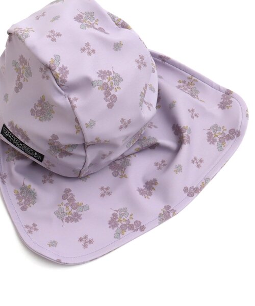 Ampersand（アンパサンド）の「日よけ付きスイムキャップ_UVカット（水着・キッズ・サックスブルー/ピンク/ラベンダー/ブルー/ベージュ/ブラック・50/56）」の15枚目の写真