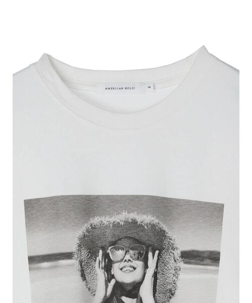 AMERICAN HOLIC（アメリカンホリック）の「フォトプリント半袖カットプルオーバー（Tシャツ/カットソー・レディース・A/B・M/L）」の11枚目の写真