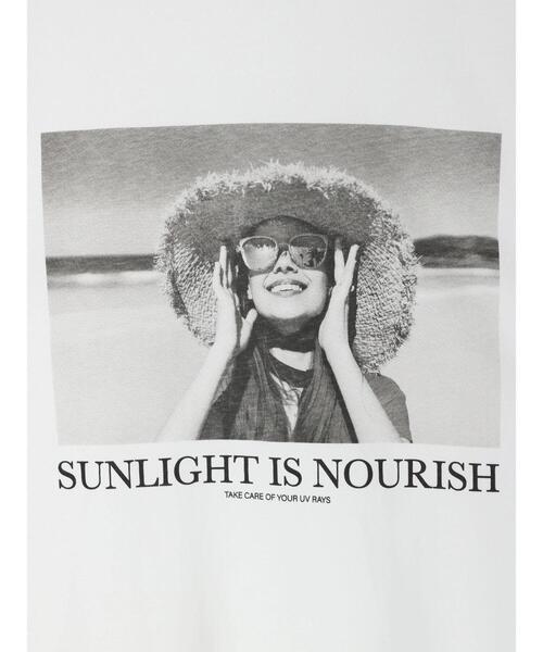 AMERICAN HOLIC（アメリカンホリック）の「フォトプリント半袖カットプルオーバー（Tシャツ/カットソー・レディース・A/B・M/L）」の7枚目の写真