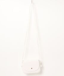 フェイクレザー シンプルショルダーバッグ