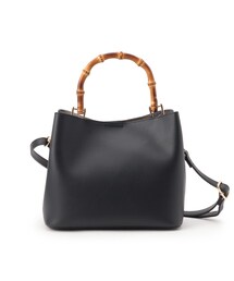 SHOO・LA・RUE | 【2WAY】バンブーハンドルトートバッグ(トートバッグ)