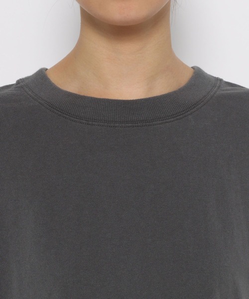 LEPSIM(レプシィム)の「ヴィンテージライクフレンチスリーブチュニック 198467(Tシャツ/カットソー・レディース・オフホワイト/チャコールグレー/ブルー・FREE)」の17枚目の写真
