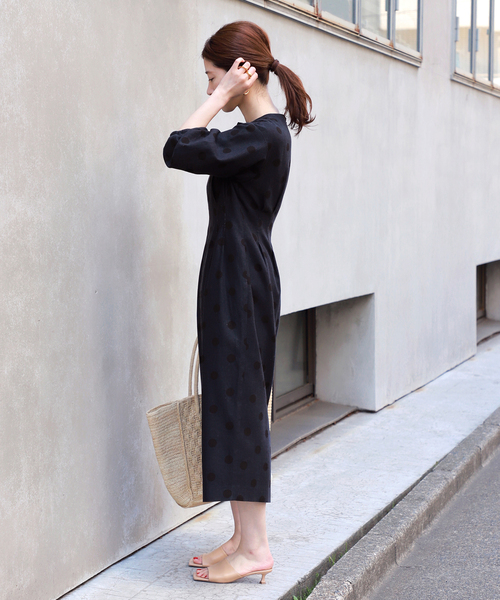 VERMEIL par iena（ヴェルメイユパーイエナ）の「綿麻ドット