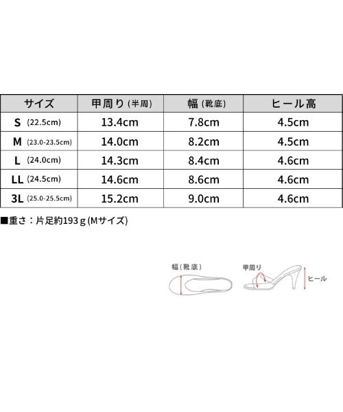 SESTO(セスト)の「Tストラップサークルヒールサンダル(サンダル・レディース・シルバー/ドット/アイボリー/ブラック・3L/LL/S/L/M)」の20枚目の写真