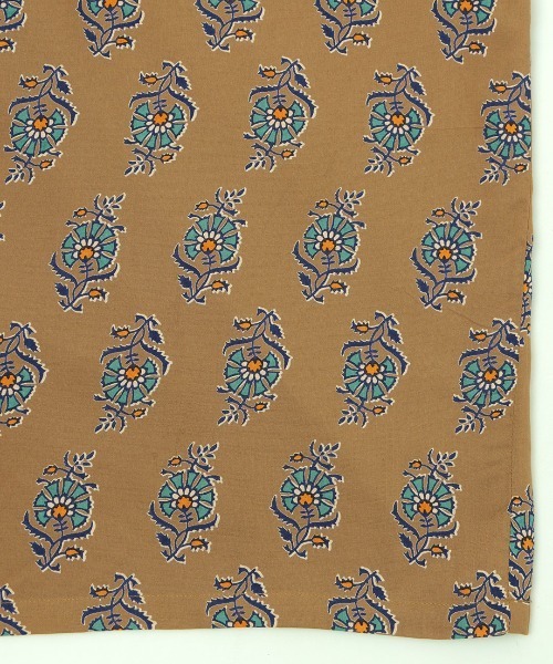 チチカカ（チチカカ）の「ウォッシャブルレーヨンフラワープリントパンツ（その他パンツ・レディース・キャメル/ネイビー/グリーン・LARGE/MEDIUM）」の18枚目の写真