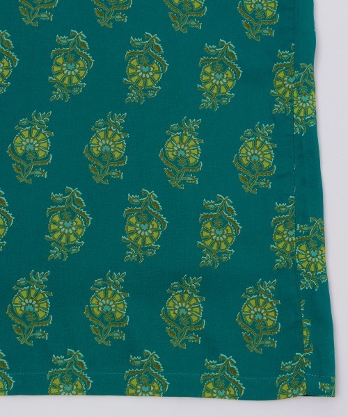 チチカカ（チチカカ）の「ウォッシャブルレーヨンフラワープリントパンツ（その他パンツ・レディース・キャメル/ネイビー/グリーン・LARGE/MEDIUM）」の16枚目の写真