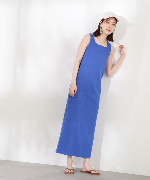 N.(N. Natural Beauty Basic)(エヌエヌナチュラルビューティーベーシック)の「◆ベスト×ワンピースカットソーセット(ワンピース・レディース・ブラック/ブラウン/ブルー・MEDIUM)」の21枚目の写真