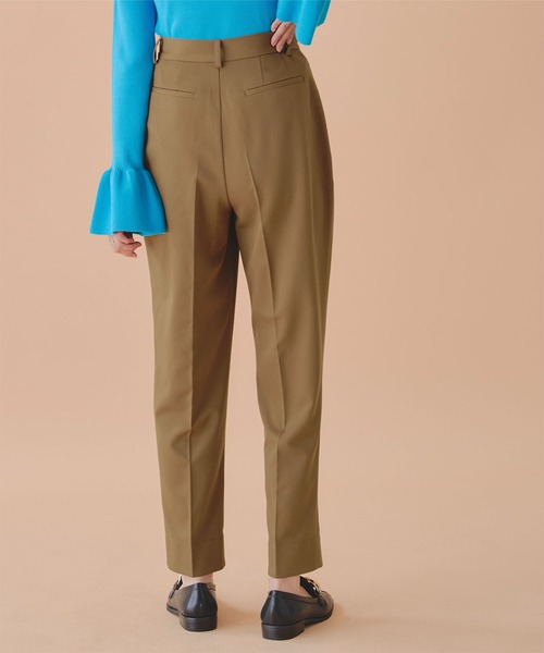 titivate(ティティベイト)の「フロントタックテーパードパンツ(その他パンツ・レディース・カーキ/ブラック/オリーブ/アイボリー・L/S/M/PS(XS-S))」の4枚目の写真