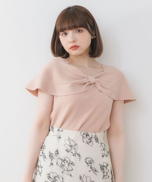 モリページ ems excite（エムズエキサイト）の「ノースリリボンNTPO（ニット