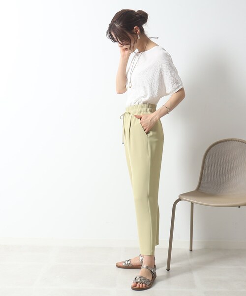 DRESKIP(ドレスキップ)の「◆ゆるっと楽ちん しぼしぼドルマンブラウス(シャツ/ブラウス・レディース・ピンク系/ナチュラル/オフホワイト/ブルー/イエロー/ブラック・00)」の15枚目の写真