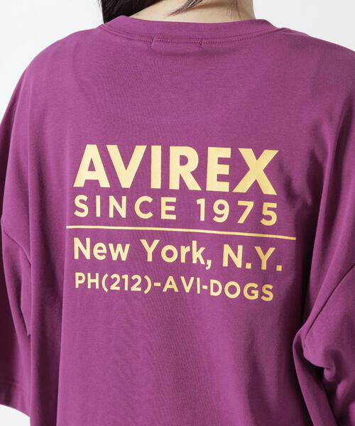 AVIREX(アヴィレックス)の「“AVI-DOGS” T-SHIRT/AVIREX DOGS Tシャツ(Tシャツ/カットソー・レディース・パープル/グレー/ブルー・FREE)」の10枚目の写真