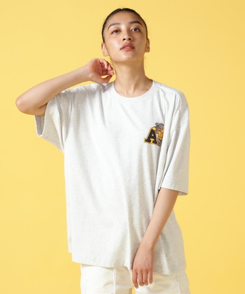 AVIREX(アヴィレックス)の「“AVI-DOGS” T-SHIRT/AVIREX DOGS Tシャツ(Tシャツ/カットソー・レディース・パープル/グレー/ブルー・FREE)」の1枚目の写真