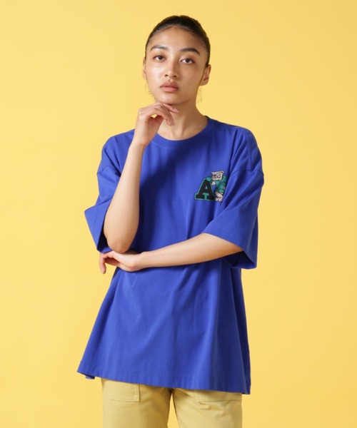 AVIREX(アヴィレックス)の「“AVI-DOGS” T-SHIRT/AVIREX DOGS Tシャツ(Tシャツ/カットソー・レディース・パープル/グレー/ブルー・FREE)」の2枚目の写真