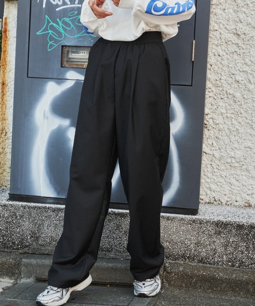 Auntie Rosa Holiday（アンティローザホリデー）の「イージーワイドスラックス（スラックス・レディース・ブラック/グレー・SMALL/MEDIUM）」の16枚目の写真