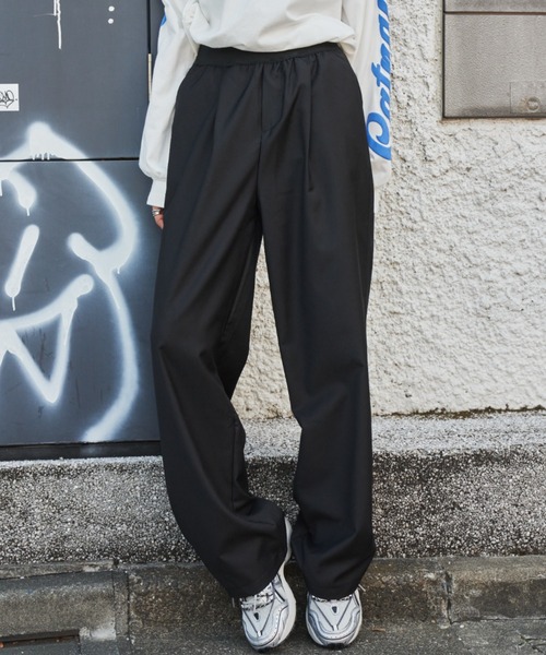 Auntie Rosa Holiday（アンティローザホリデー）の「イージーワイドスラックス（スラックス・レディース・ブラック/グレー・SMALL/MEDIUM）」の17枚目の写真