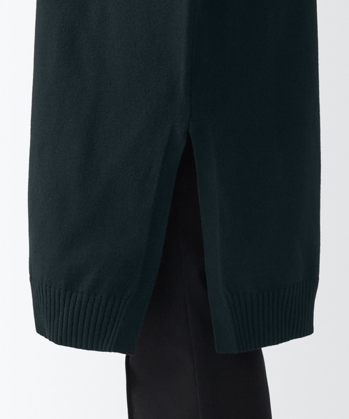 無印良品(ムジルシリョウヒン)の「洗えるニットハイネックワンピース(ワンピース・レディース・オフホワイト/ブラック/ダークグレー・XL/M/S/L)」の15枚目の写真