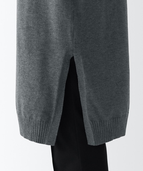 無印良品(ムジルシリョウヒン)の「洗えるニットハイネックワンピース(ワンピース・レディース・オフホワイト/ブラック/ダークグレー・XL/M/S/L)」の22枚目の写真