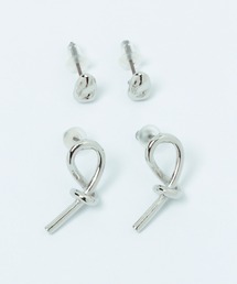 【daily CLIP】ねじれメタル2SETピアス