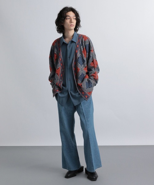 HARE（ハレ）の「スカシアミモチーフカーディガン(HARE)（カーディガン