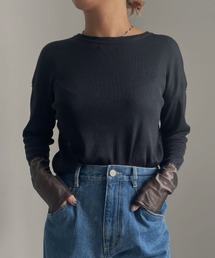 WRIST SHEER SWITCHING TOP