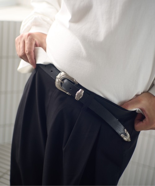 ADAMPATEK/italian leather belt/イタリアンレザーベルト（ベルト