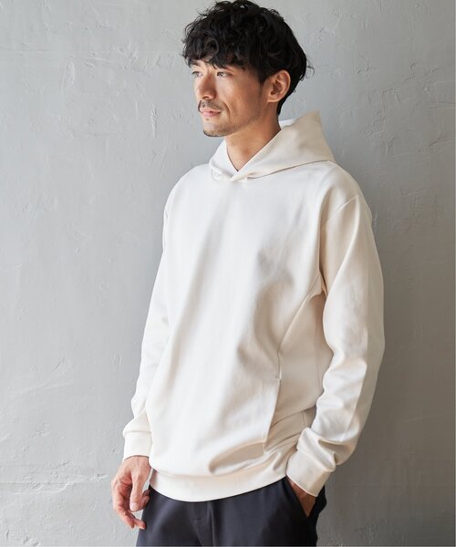 ikka(イッカ)の「【抗菌防臭】セイケツダンボールプルパーカー(スウェット・メンズ・グレー/ネイビー/ワイン/オフホワイト・M/L/S/XL)」の5枚目の写真