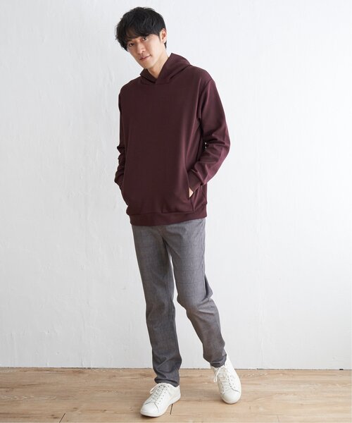 ikka(イッカ)の「【抗菌防臭】セイケツダンボールプルパーカー(スウェット・メンズ・グレー/ネイビー/ワイン/オフホワイト・M/L/S/XL)」の13枚目の写真