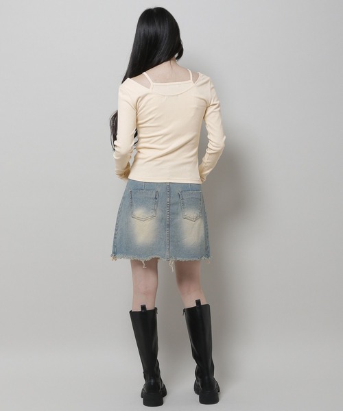 MAGPIEROBIN（マグパイロビン）の「MAGPIE ROBIN／PONYロゴT SET 2979738（Tシャツ/カットソー・レディース・オレンジ/ネイビー/アイボリー・FREE）」の10枚目の写真