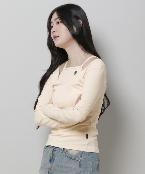 MAGPIEROBIN（マグパイロビン）の「MAGPIE ROBIN／PONYロゴT SET 2979738（Tシャツ/カットソー・レディース・オレンジ/ネイビー/アイボリー・FREE）」の12枚目の写真