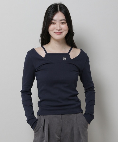 MAGPIEROBIN（マグパイロビン）の「MAGPIE ROBIN／PONYロゴT SET 2979738（Tシャツ/カットソー・レディース・オレンジ/ネイビー/アイボリー・FREE）」の15枚目の写真