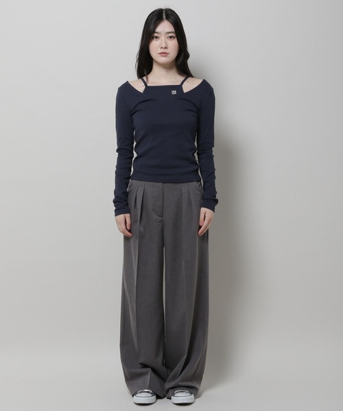 MAGPIEROBIN（マグパイロビン）の「MAGPIE ROBIN／PONYロゴT SET 2979738（Tシャツ/カットソー・レディース・オレンジ/ネイビー/アイボリー・FREE）」の17枚目の写真