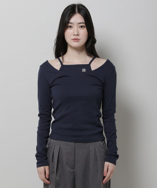 MAGPIEROBIN（マグパイロビン）の「MAGPIE ROBIN／PONYロゴT SET 2979738（Tシャツ/カットソー・レディース・オレンジ/ネイビー/アイボリー・FREE）」の18枚目の写真