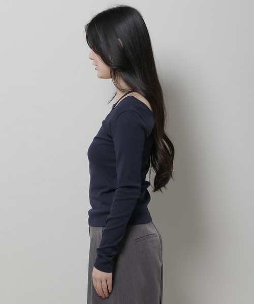 MAGPIEROBIN（マグパイロビン）の「MAGPIE ROBIN／PONYロゴT SET 2979738（Tシャツ/カットソー・レディース・オレンジ/ネイビー/アイボリー・FREE）」の19枚目の写真