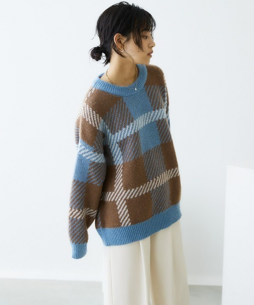 即購入okさま専用コートセーター OUT LINKING OVER KNIT/アウトリンキングオーバーニット（ニット