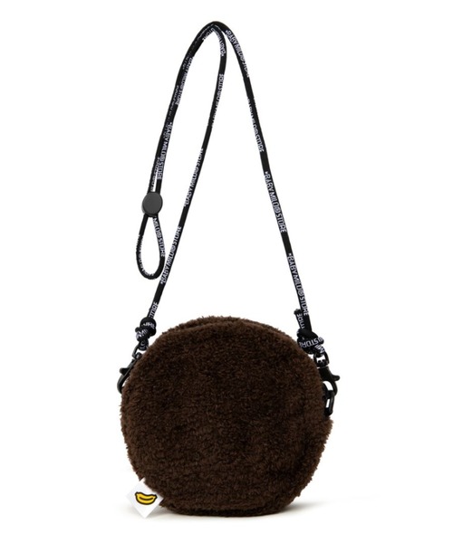 A BATHING APE（アベイシングエイプ）の「BABY MILO FACE CROSS BAG（ショルダーバッグ・メンズ・ブラウン・FREE）」の3枚目の写真