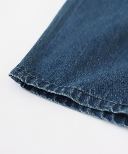 antiqua（アンティカ）の「デニムバルーンサロペット（サロペット/オーバーオール・キッズ・インディゴブルー/ノンウォッシュ・130/140/150/160）」の10枚目の写真