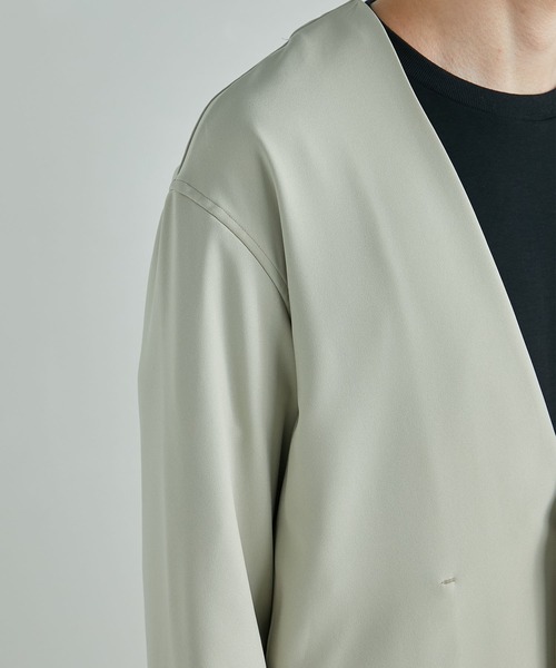 PUBLIC TOKYO ノーカラージャケット 02 ホワイト美品 メンズ/アウター/ジャケット｜PUBLIC TOKYO ONLINE STORE