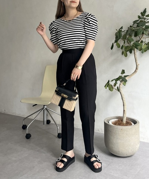 prose verse（プロズヴェール）の「センタープレステーパードパンツ（その他パンツ・レディース・ブラック/グレイッシュベージュ/ネイビー・MP/LP/LARGE/MEDIUM/SP/SMALL/PS）」の14枚目の写真