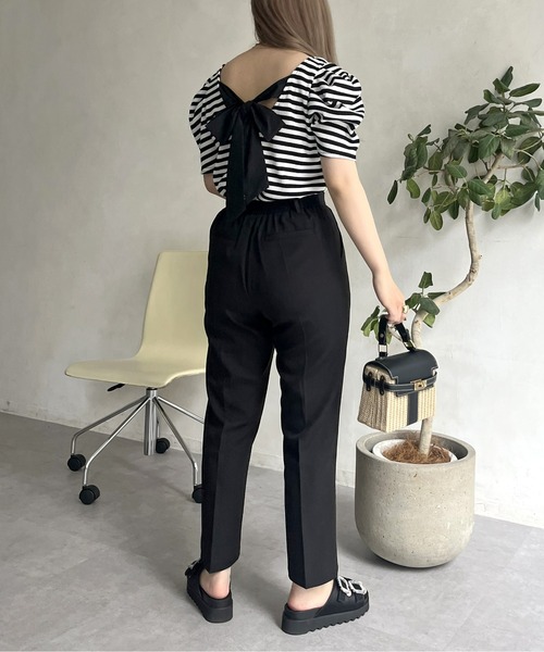 prose verse（プロズヴェール）の「センタープレステーパードパンツ（その他パンツ・レディース・ブラック/グレイッシュベージュ/ネイビー・MP/LP/LARGE/MEDIUM/SP/SMALL/PS）」の18枚目の写真