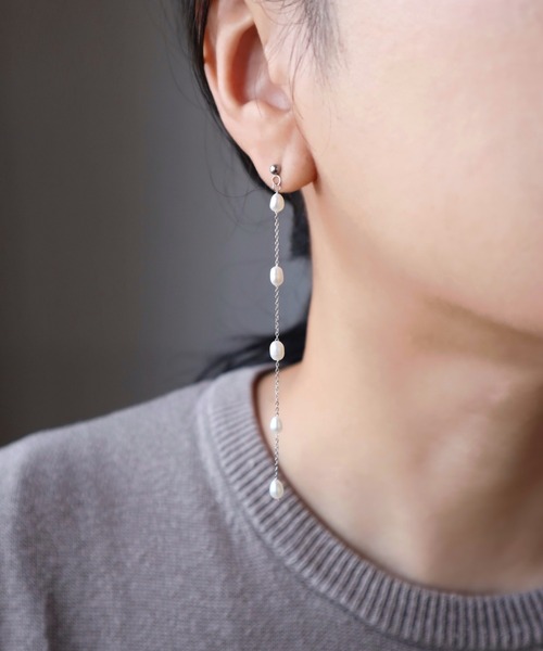 CERCA(チェルカ)の「KAM.accessory/淡水パールピアス/サージカルステンレス316(ピアス(両耳用)・レディース・B/A・FREE)」の13枚目の写真
