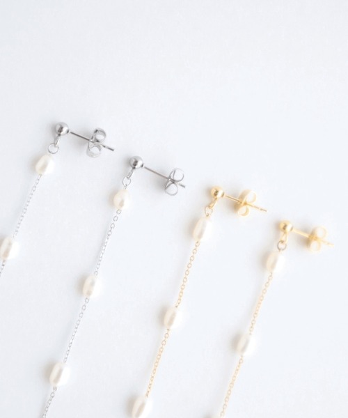 CERCA(チェルカ)の「KAM.accessory/淡水パールピアス/サージカルステンレス316(ピアス(両耳用)・レディース・B/A・FREE)」の9枚目の写真