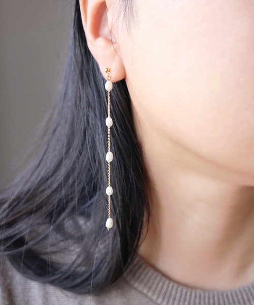 CERCA(チェルカ)の「KAM.accessory/淡水パールピアス/サージカルステンレス316(ピアス(両耳用)・レディース・B/A・FREE)」の12枚目の写真