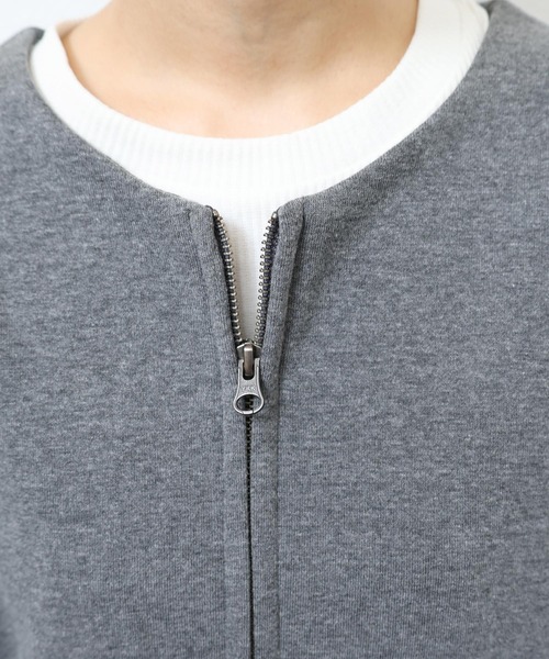 andme（アンドミー）の「ランタンスリーブ裏フリースノーカラーブルゾン（ブルゾン・レディース・チャコールグレー/ブラウン/ブラック/アイボリー・L/M）」の17枚目の写真