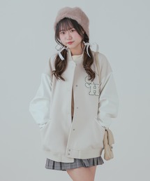 shrita（シュリータ）の「【shrita】ビッグシルエットロゴスタジャン（スタジャン・キッズ）」