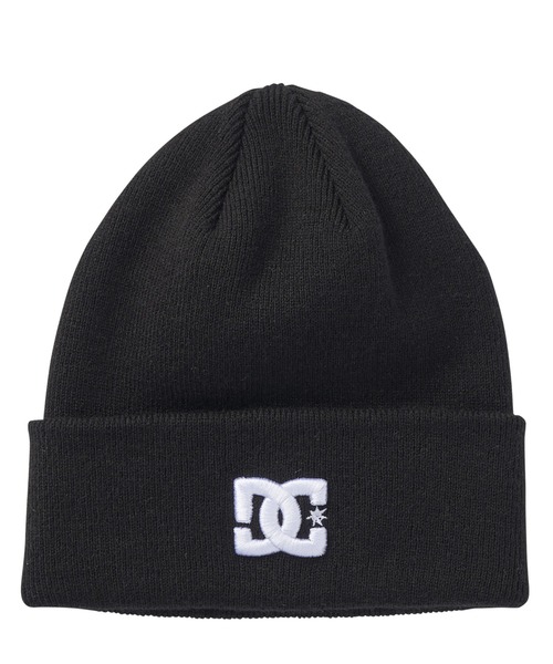 DC SHOES（ディーシーシューズ）の「23 DOUBLE WATCH STAR/DCニットキャップ・ビーニー（ニットキャップ/ビーニー・メンズ・グリーン/ベージュ/ブラック×ホワイト/ブラック×ブラック・FREE）」の2枚目の写真