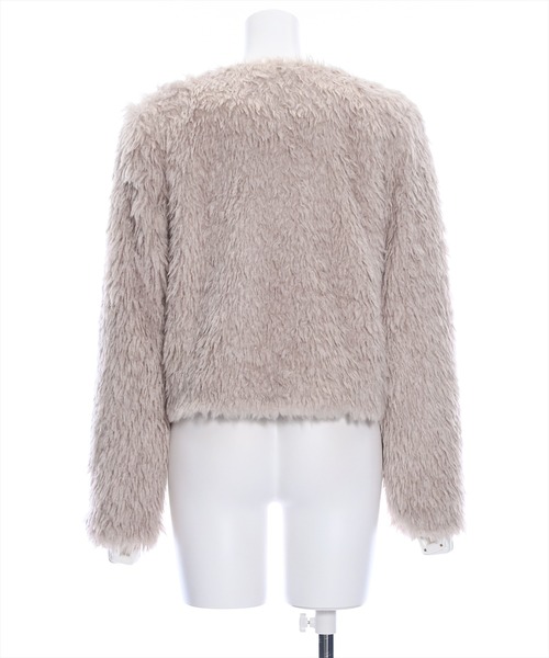 clear（クリア）の「プードルファージャケット（その他アウター・レディース・モカ/グレイッシュベージュ/アイボリー・F）」の7枚目の写真