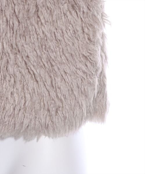 clear（クリア）の「プードルファージャケット（その他アウター・レディース・モカ/グレイッシュベージュ/アイボリー・F）」の10枚目の写真