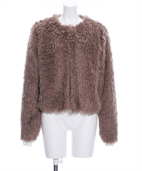 clear（クリア）の「プードルファージャケット（その他アウター・レディース・モカ/グレイッシュベージュ/アイボリー・F）」の19枚目の写真